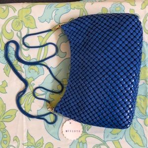 Vintage Blue mesh bag